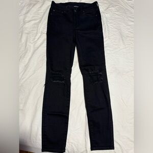 American Eagle Outfitters Black Skinny Jeans Hi-Rise Jegging Classic Style